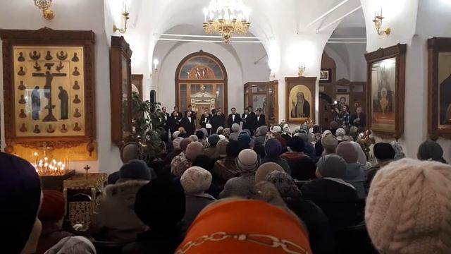 Мужской камерный хор. Собор Святой Троицы г. Клин. Видео - 1 смотреть онлайн