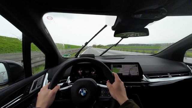 Fully new BMW 2 series active tourer U06 Driving video Test drive POV ASMR смотреть онлайн