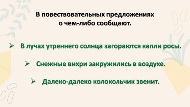 Виды предложений по цели высказывания. Урок 5 класс смотреть онлайн