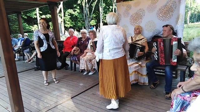 Парк Кузьминки танцы и песни под гармонь и баян15. 08.2021 смотреть онлайн
