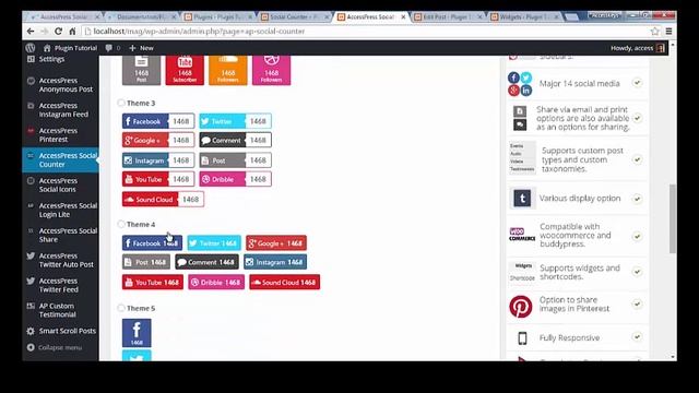 AccessPress Social Counter - Free/Responsive WordPress Plugin (Introduction Video) | WordPress Blog смотреть онлайн