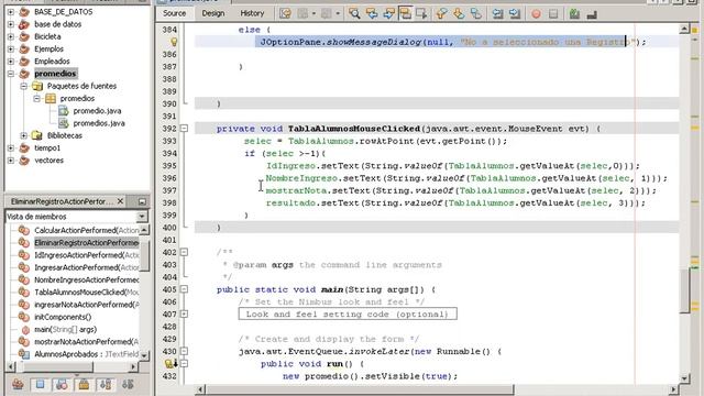 Promedios JFrame Net Beans смотреть онлайн