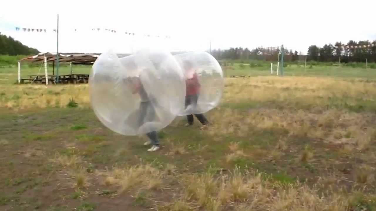 Бампербол (bumperball) в Воронеже - супер аттракцион, футбол в больших шарах от Event смотреть онлайн