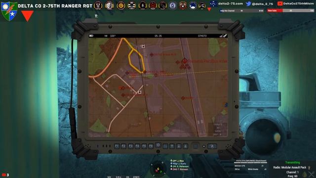 Arma 3 Infantry Gameplay - HG4 - Company Commander - Delta Co 2-75th - #milsim #live #rangers #arma смотреть онлайн