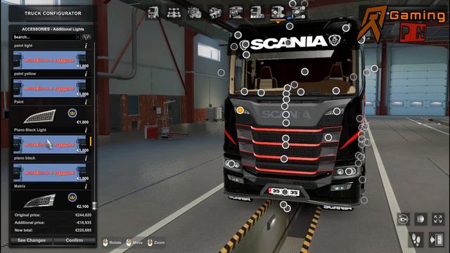 Scania R-S Addons v5.9 ETS 2 v 1.45 | Scania Mega Tuning mod | ETS 2 смотреть онлайн