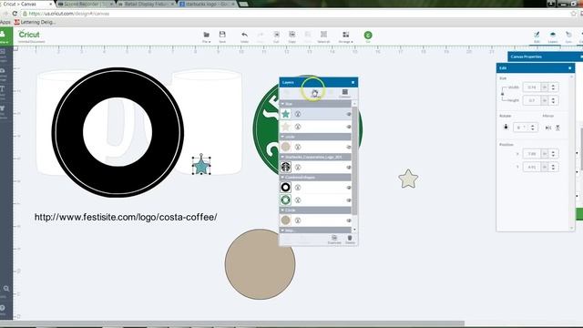 Create your own "starbucks" inspired logo смотреть онлайн