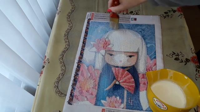 Покрываю лаком картины!!!! смотреть онлайн