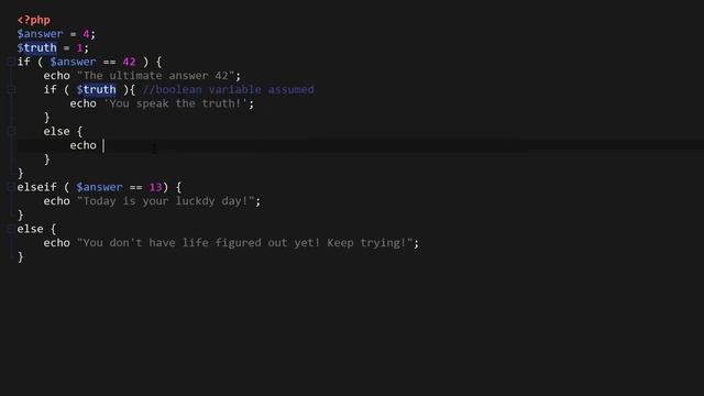 PHP If Else Statement and Ternary Operator Tutorial смотреть онлайн