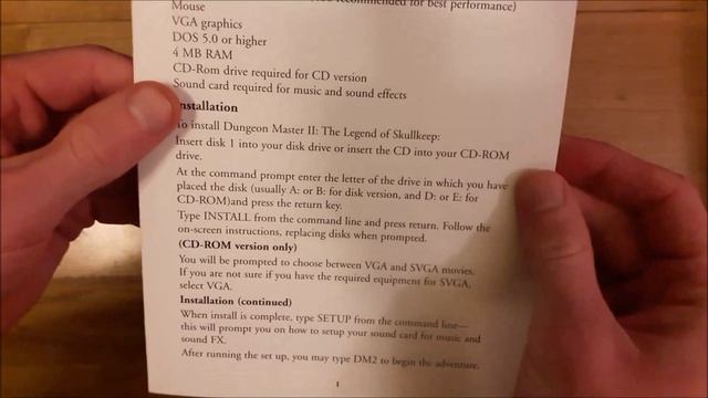 Dungeon Master II: The Legend of Skullkeep PC Big box Unboxing смотреть онлайн