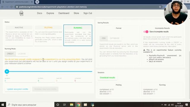 Como subir experimentos online pelo Pavlovia? смотреть онлайн