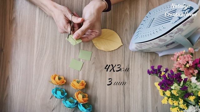 МК/DIY 🌼🌸 Резиночки на волосся з фоамірану / Foam 🌸/ @Nataliya CreativeHome смотреть онлайн