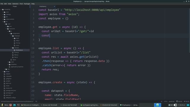 CRUD – Spring Boot + ReactJS + API Rest + MySQL #7 Edit смотреть онлайн