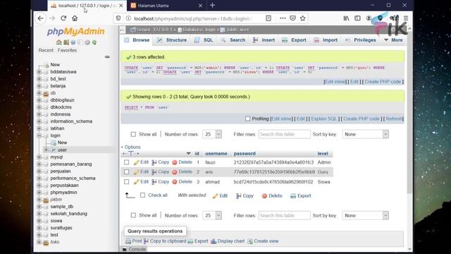 Membuat Login dengan password menggunakan Enkripsi MD5 PHP dan MySQL | Part 5 смотреть онлайн