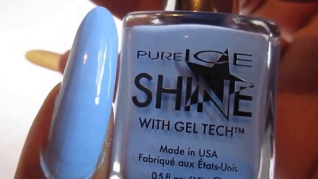 More Pure Ice Shine Gel Tech Nail Polish + Swatches смотреть онлайн
