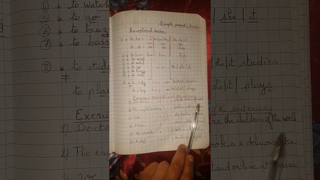 Simple present correction of exercise level 4 (video3) смотреть онлайн