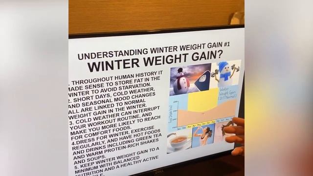 Зимний набор веса. С чем это связано и как бороться?