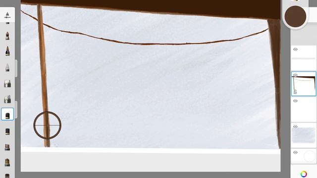 The Simple Scenery| Digital speed painting | Autodesk sketchbook iPad tutorial | Art therapy смотреть онлайн