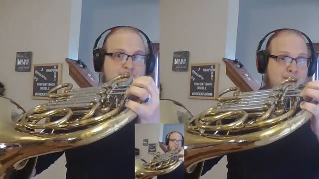 Reicha Trio featuring a Student Bach Double Horn (before repairs) смотреть онлайн