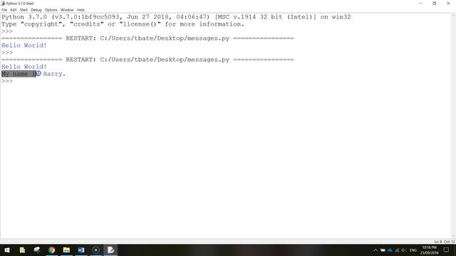 Python Tutorial - Display Messages смотреть онлайн