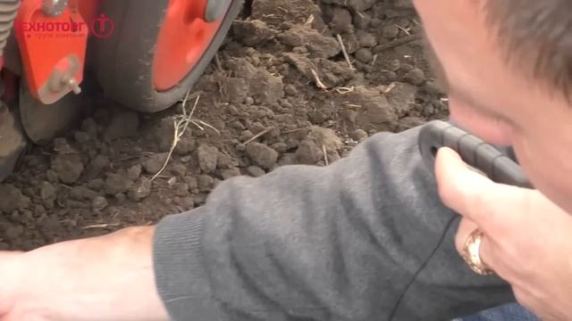 Сеялка Planter 3 TRS KUHN 16rows_в работе смотреть онлайн