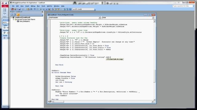 Exporting Data from Access to Excel Part 8: VBA for Page Setup смотреть онлайн