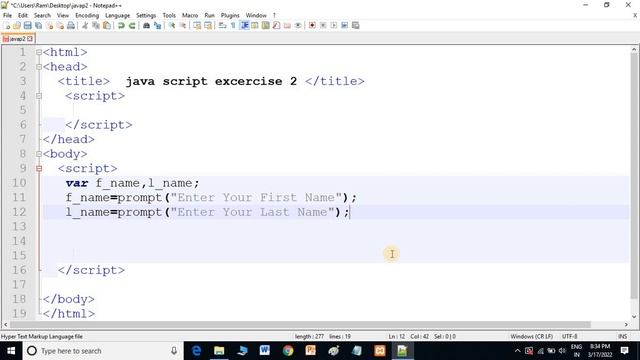 Java script exercise 3 adding two String смотреть онлайн