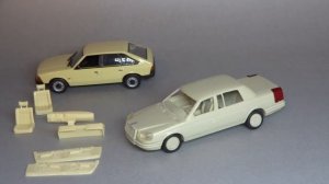 Сборные модели из эпоксидной смолы, тестовая сборка Москвич-2142 «Иван Калита»