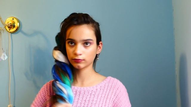 КОСТЮМ единорога с канекалоном на Хэллоуин / Новый год/cosplay of a unicorn on Halloween смотреть онлайн