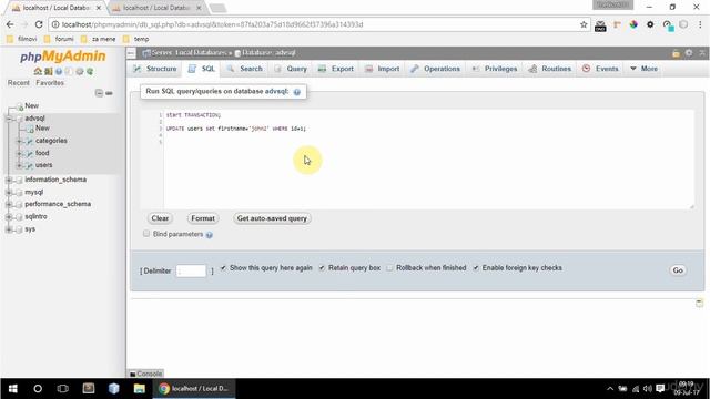 49 transactions - PHP and MySQL beginner to developer смотреть онлайн