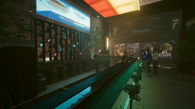Night City Bar Charter Hill Cyberpunk 2077 Ambience (ASMR) - 1 Hour смотреть онлайн