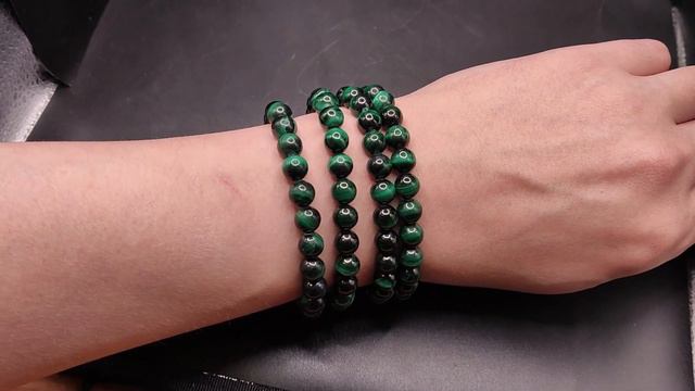 Браслет из бусин: плисовый Малахит. Лаос смотреть онлайн