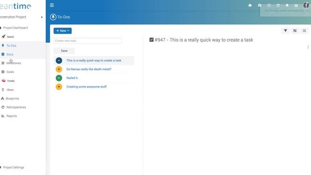 Leantime Project Dashboard Demo смотреть онлайн