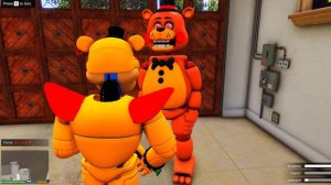 ГТА 5 ФНАФ АНИМАТРОНИКИ -  КАК ГЛАМРОК ФРЕДДИ СПАСАЛ ФРЕДДИ ОТ АРМИИ ТОЙ ФРЕДДИ Multi Pulti