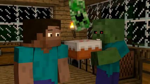 'I Baked a Cake Just for You' A Surreal Minecraft Music Video смотреть онлайн