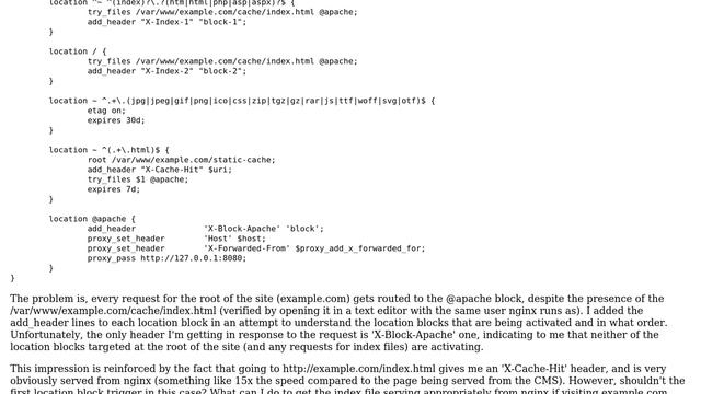 DevOps & SysAdmins: Nginx reverse proxy server not serving cached homepage correctly смотреть онлайн