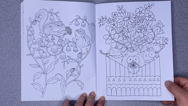 A Million Cute Animals Coloring Book Review | Lulu Mayo смотреть онлайн