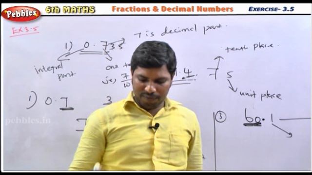 Fractions & Decimal Numbers || Exercise 3.5 || 6th Std Mathematics смотреть онлайн