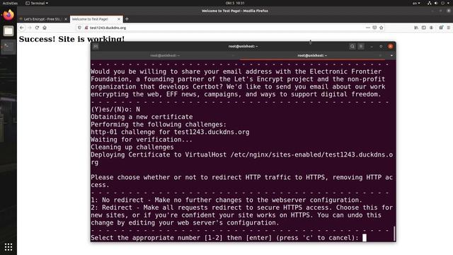 Настройка безопасного соединения с сайтом - SSL сертификат