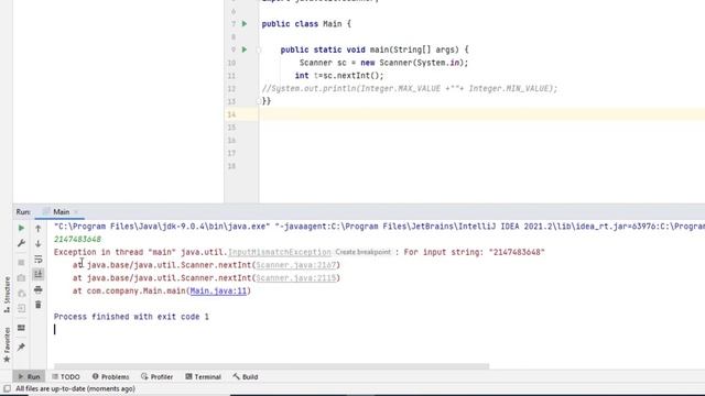 try and catch &&max and min value in java شرح смотреть онлайн