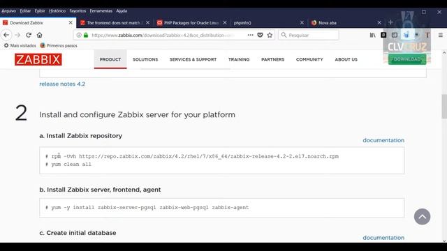 Instalando Zabbix 4.2 no Oracle Linux 7.6 - #02 смотреть онлайн