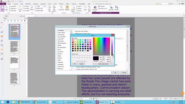 How to remove Text Color of a PDF document in Foxit PhantomPDF смотреть онлайн