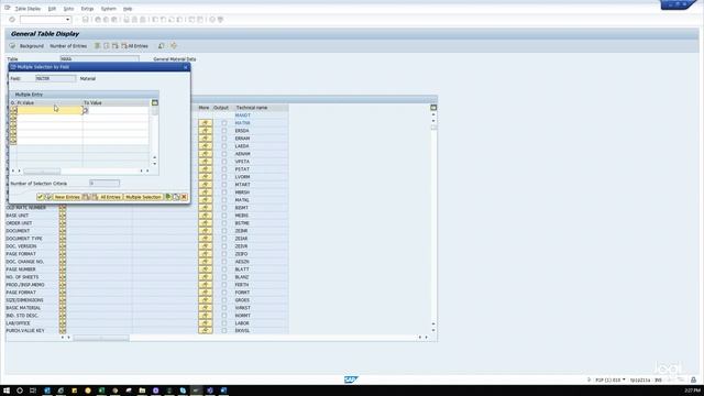 SAP. MARA Table. To identify items active and ready for all uses смотреть онлайн
