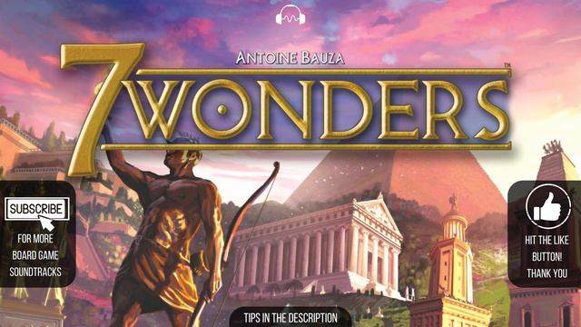 🎵 7 Wonders/Duel Soundtrack | Background Board Game Music For Playing 7 Wonders