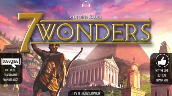 🎵 7 Wonders/Duel Soundtrack | Background Board Game Music for playing 7 Wonders