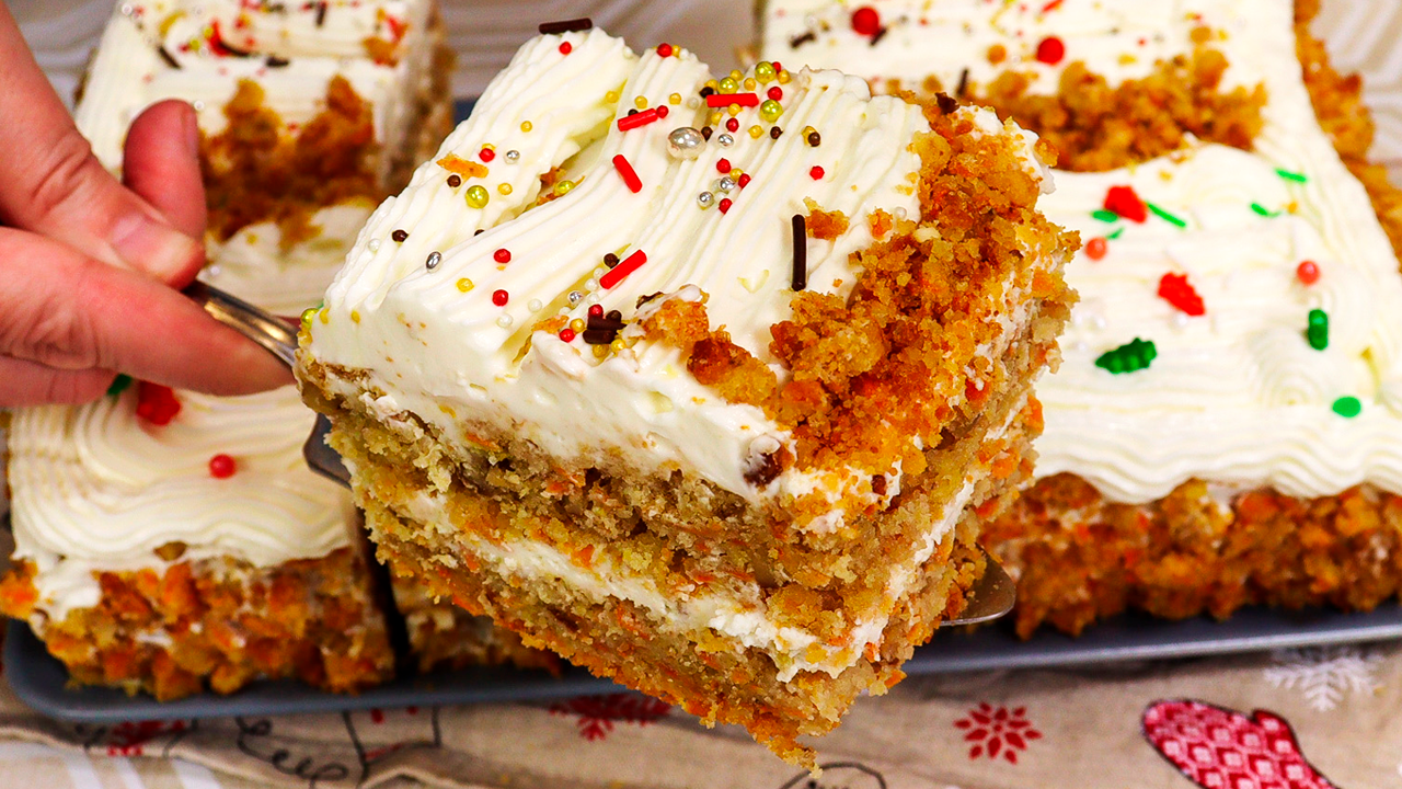 Этот морковный торт согреет в новогоднюю ночь рецепт вкусного и сочного десерта смотреть онлайн