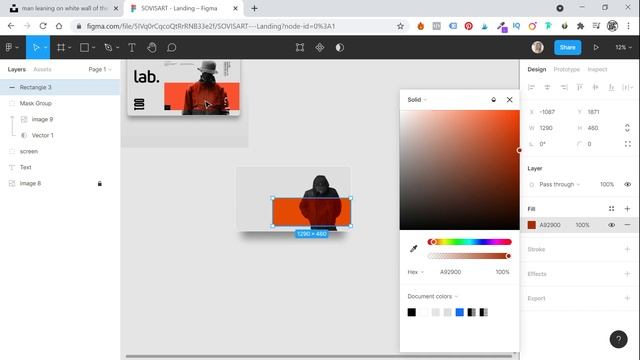 #15 Как сделать дизайн сайта в Figma. Landing page design. Обзор от Sovisart смотреть онлайн