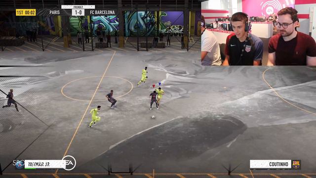 FIFA 20 Exclusive Volta Gameplay (PSG vs Barcelona ft. AJ3) смотреть онлайн