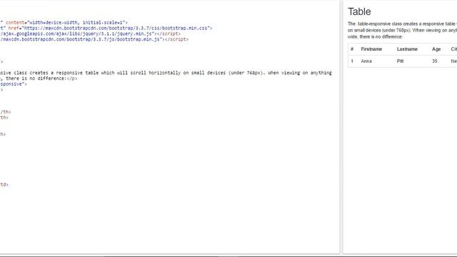 how to create responsive tables using bootstrap смотреть онлайн