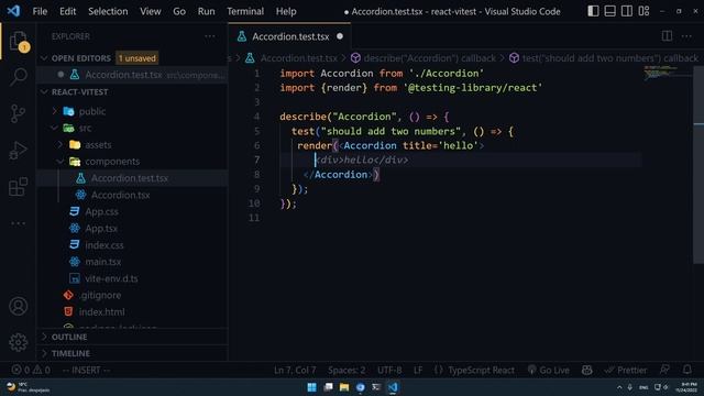 React Vitest Tutorial, Unit Testing con React Testing Library y Typescript смотреть онлайн