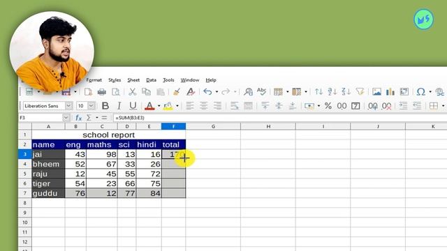Easy way to Apply Functions In Calc , Libre Office Calc, CCC, O level. смотреть онлайн